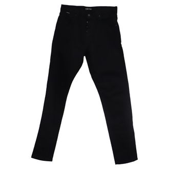 Tom Ford Tapered Denim Jeans in Black Cotton