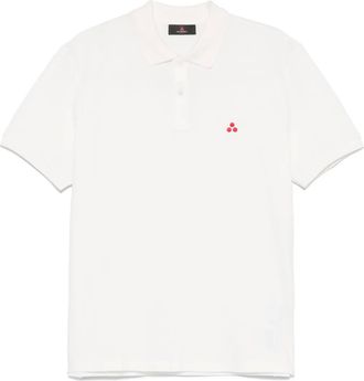 Peuterey logo-embroidered polo shirt - men - Cotton - XXXL - White