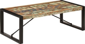 vidaXL Vidaxl - Mesa De Centro Madera Maciza Reciclada 120x60x40 Cm