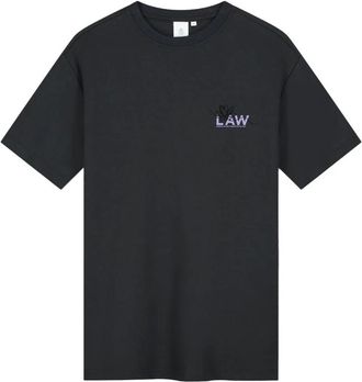 Law Of The Sea LAW OF THE Sea, Heren, Tops, Zwart, Maat: S