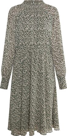 Dreimaster Dreimaster Jurk Dames Groen/beige