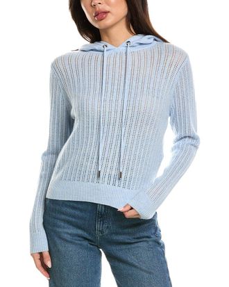 Brodie Demi Ladder Cashmere Hoodie