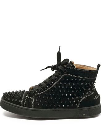 Christian Louboutin Sneakers Lou con borchie - Nero