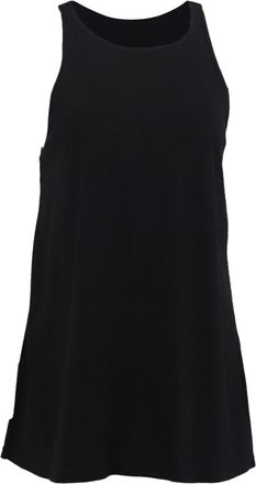 Theory Halter Sleeveless Top in Black Cotton