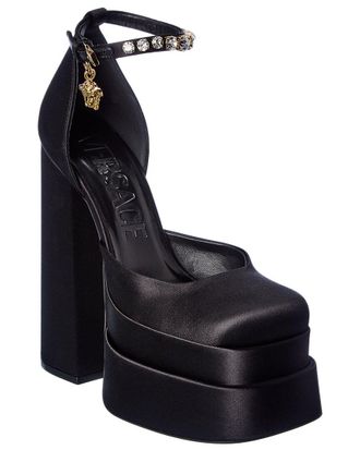 Versace Medusa Satin Platform Pump