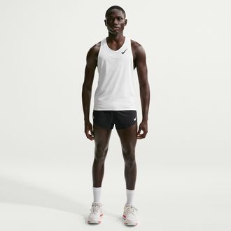 Nike Mens AeroSwift Dri-FIT ADV 2 Brief-Lined Running Shorts in Black | FN3349-010