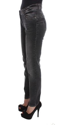 Ermanno Scervino Womens Gray Wash Cotton Blend Stretch Jeans Elastane