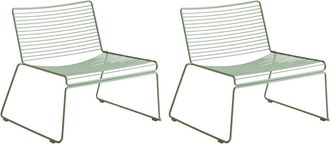 HAY Hee Lounge Chair, fall green (2er-Set)
