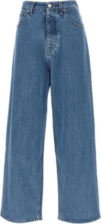 VETEMENTS Baggy Jeans - Dames - Regular Fit Jeans - Blauw - W26 - Katoen - Jeans
