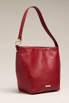 Barbour Cedar Large Leather Bucket Bag