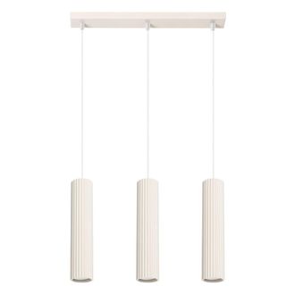 Sollux Lighting L&aacute;mpara de techo beige aluminio alt. 45 cm