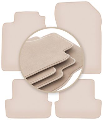 OEM Alfombrillas Beige Premium Para Renault Laguna Iii Coup&eacute; 2007-2015