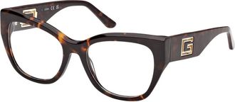 Guess Butterfly Optisch Montuur - Dames - Brillen - Bruin - 52 MM - Accessoires