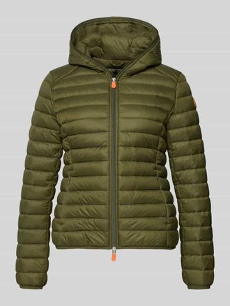 Save The Duck Steppjacke mit Kapuze Modell DAISY in Oliv, Gr&ouml;&szlig;e XXL