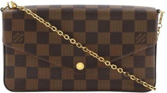 Louis Vuitton Pre-owned Pochette Felicie Damier 2way Shoulder Bag - - Pre-owned - Donna - Marrone - ONE SIZE