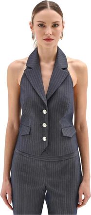 Rinascimento Jassen, Dames, Blauw, L, Suit Vests