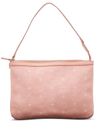 MCM Visetos top-handle shoulder bag - Pink