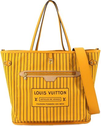Louis Vuitton Monogram Saffron Yellow Monogram Canvas Handbag Tote Bag (Pre-Owned)