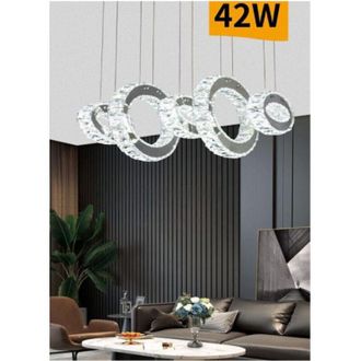 Trade Shop Trade Shop Traesio - Trade Shop - 42watt Led Apoyos 5 A&ntilde;os Con Luz Cristal Fredda 8000k B58