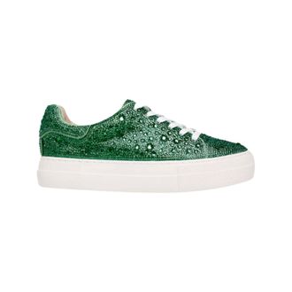Betsey Johnson Womens Sidny Solids Sneakers In Emerald