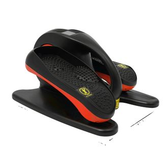 OEM Bicicleta El&iacute;ptica, Mando A Distancia, Velocidades Ajustables, Color Naranja