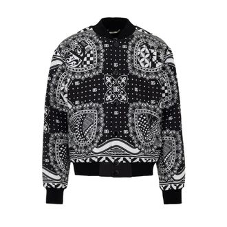 Dolce & Gabbana Giubbino Bomber Stampato - Heren - Bomber jackets - Veelkleurig - 3XL - Jassen