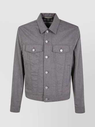 Jacob Cohen virgin wool trucker jacket