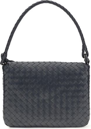 Bottega Veneta Mens Shoulder Bag Midnight Calf Leather Midnight-Vi Si