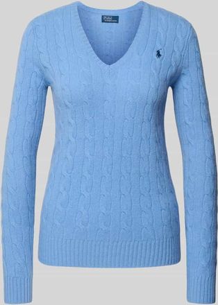 Polo Ralph Lauren Strickpullover mit Kaschmir-Anteil Modell KIMBERLY in Bleu, Gr&ouml;&szlig;e S