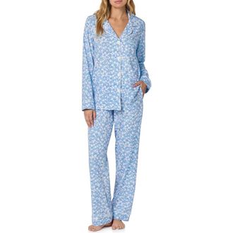 Bedhead Pajamas Stretch Cotton Jersey Pajamas in Something Blue at Nordstrom, Size X-Large