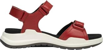 Ara Kent Sandaal - Dames - Schoenen - Rood - Maat: 39 EU Leer