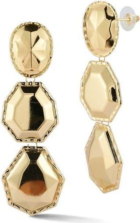 Sphera Milano Geometric Drop Earrings in Gold at Nordstrom Rack