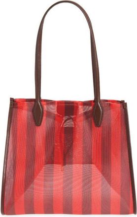 Madewell The Lexington Tote in Enamel Red Multi at Nordstrom