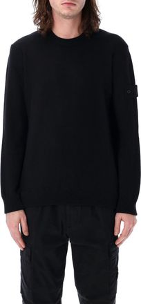 Stone Island Black Logo Sweater