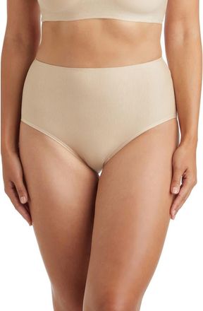 Miss Perfect Wonderful Edge 3-Pack Cotton & Modal Briefs in Warm Beige at Nordstrom, Size Xx-Large