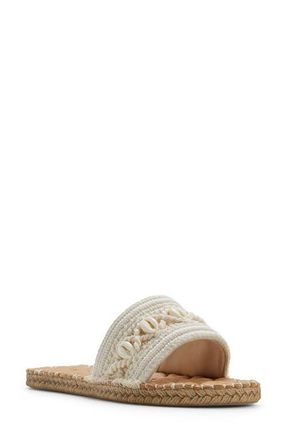 Roxy Shoresoft Slide Sandal in Other White at Nordstrom, Size 11