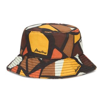 Moschino Bucket Hat with Print - male - Moschino - Accessories - Multicolor - ONE SIZE - Accessories