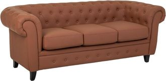 Wanderlust Deco Sofa Mousse Mocha 199x82x76h Cm