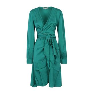 Nouvelle/Silk95Five Midi Kleedjes - Dames - Casual kleedjes - Groen - S - Kleedjes