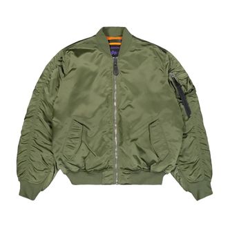 Alpha Industries Ma-1 UV Bomber Jacket - Heren - Bomber jackets - Groen - M - Polyester - Jassen