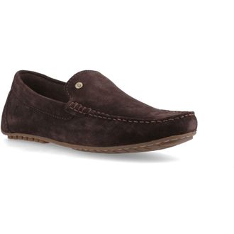 Hush Puppies Ralph Su&egrave;de Leren Heren Bruine Instappers