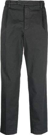 Barena mid-rise straight-leg trousers - men - Cotton/Spandex/Elastane/Cotton - 54 - Grey