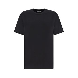 Comme Des Gar&ccedil;ons T-Shirts, male, Black, Size: S Plain Knit T-Shirt