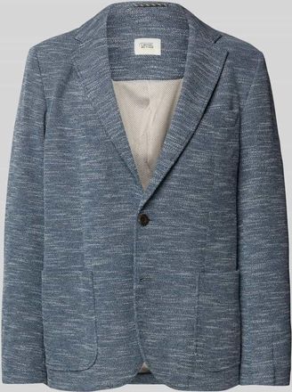 Camel Active Regular Fit 2-Knopf-Sakko mit Reverskragen in Marine, Größe 28