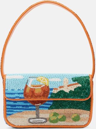 Staud Tommy Small beaded shoulder bag
