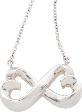 Tiffany & Co. Silver Double Loving Heart Necklace (Authentic Pre-Loved)