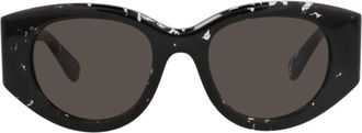 Chlo&eacute; Round-Frame Recycled Acetate Sunglasses