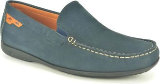 Fluchos Schoenen, Heren, Blauw, 44 EU, Nubuc College A