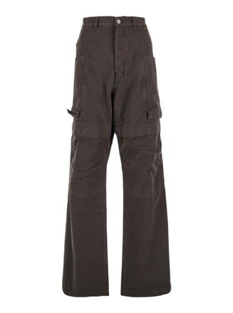 Rick Owens Brown Relaxed Cargos