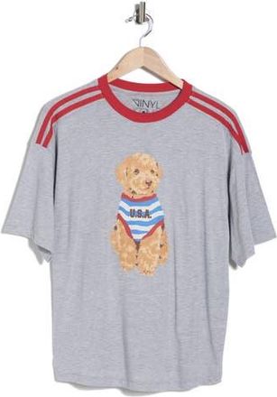 Vinyl Icons Puppy Athletic Graphic T-Shirt in Heather Grey at Nordstrom Rack, Size X-Small